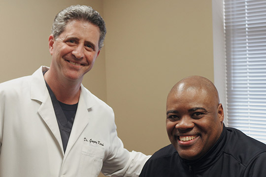 Chiropractor Owings Mills MD Gregory Kersh and Patient